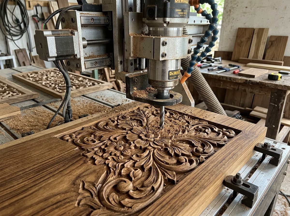3D Carving Head & Deep Relief Milling Action