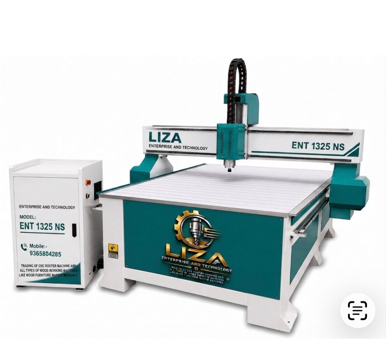 LIZA ENT 1325 NS CNC router machine with accessories