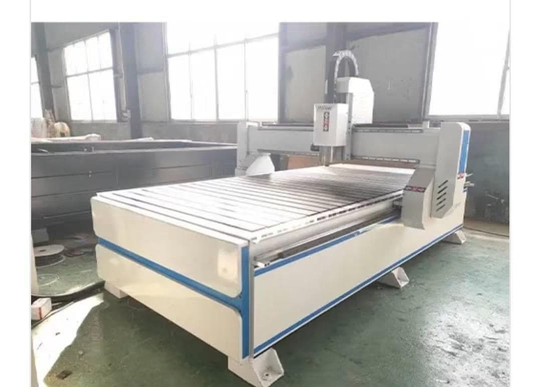 CNC router installed in a workshop